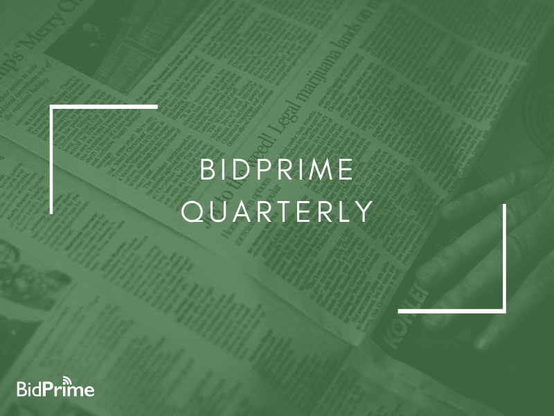 BidPrime Quarterly
Edition: 30, 2023 - Q3