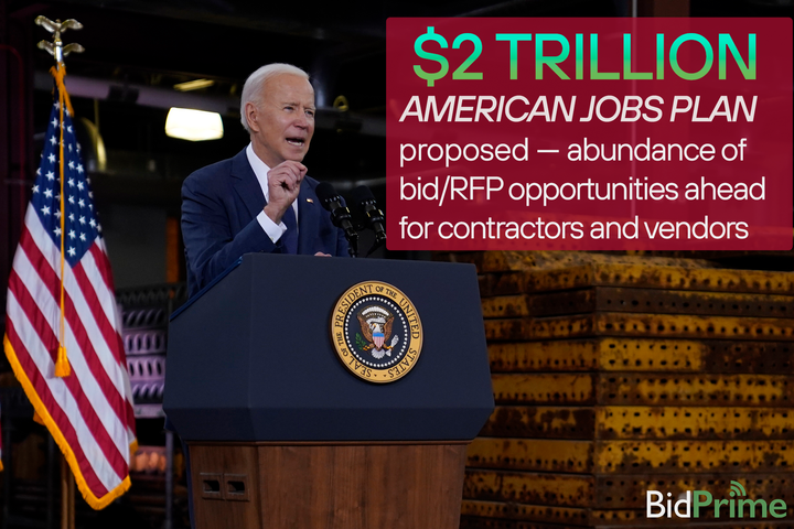 $2 trillion ‘American Jobs Plan’ proposed—abundance of bid/RFP opportunities ahead for contractors and vendors