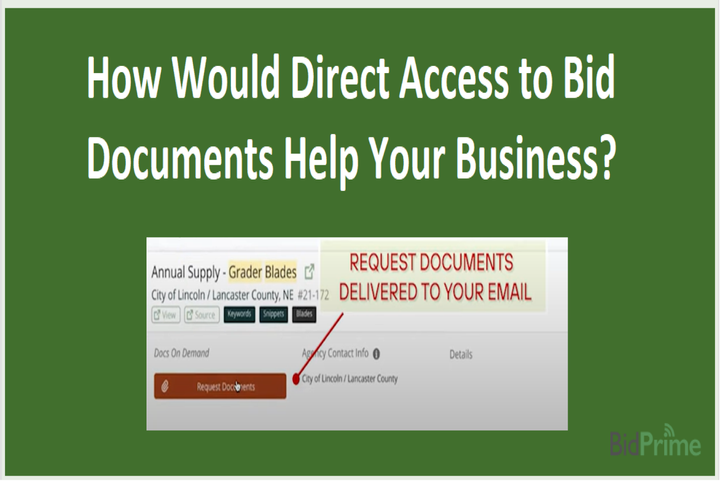 How Would Direct Access to Bid Documents Help Your Business?