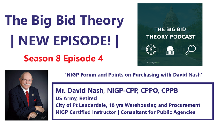 NIGP Forum and Points on Purchasing with David Nash