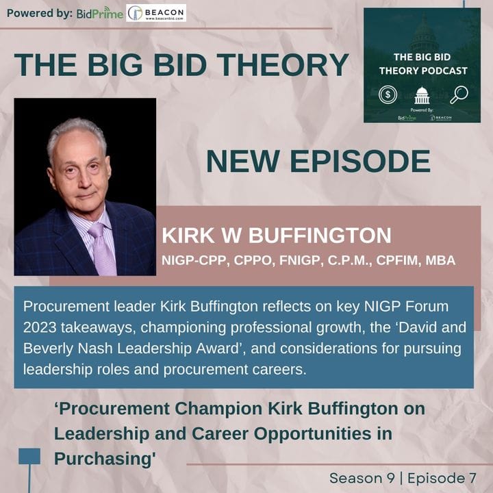 Procurement Champion Kirk Buffington on Leadership and Career Opportunities in Purchasing